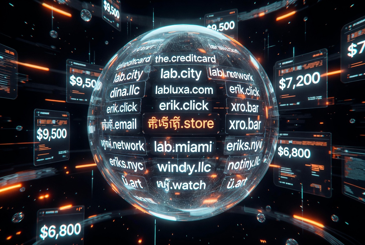3D Holographic Lab Visualization of Premium Domains